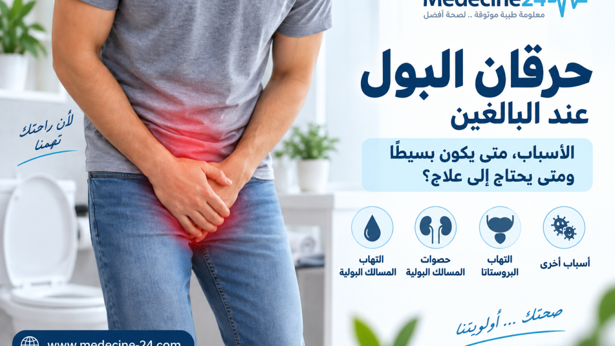 حرقان البول عند البالغين وأسبابه الشائعة